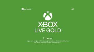 Giftcard xbox live gold 3 meses