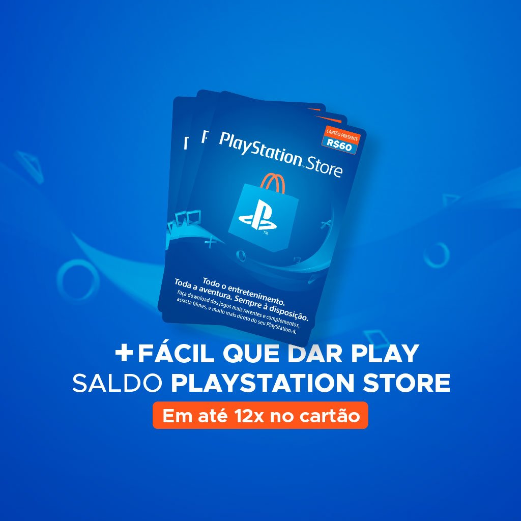 R$100 PlayStation Store - Cartão Presente Digital [Exclusivo Brasil]