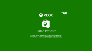 Giftcard Xbox 40 reais