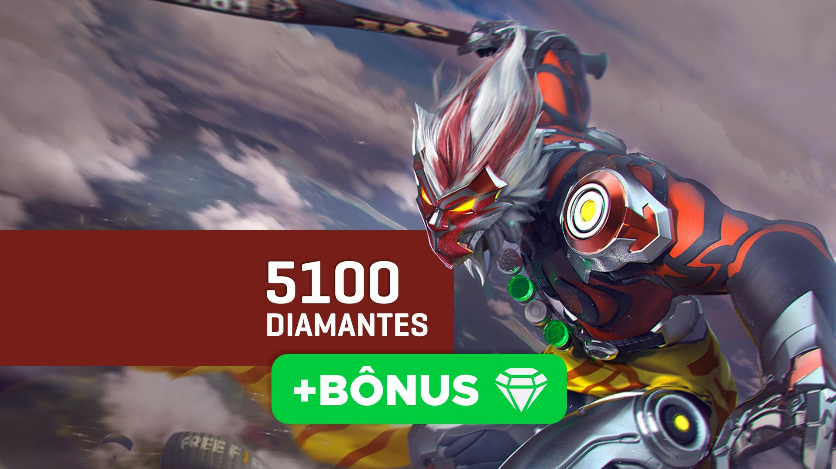 Free Fire 2350 Diamantes + Bônus