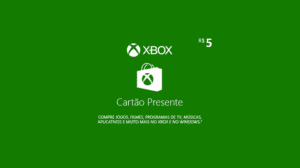 Giftcard 5 reais Xbox